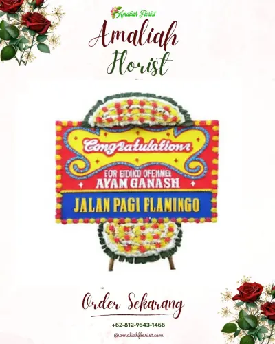 Bunga Papan Congratulation di Sarampingan
